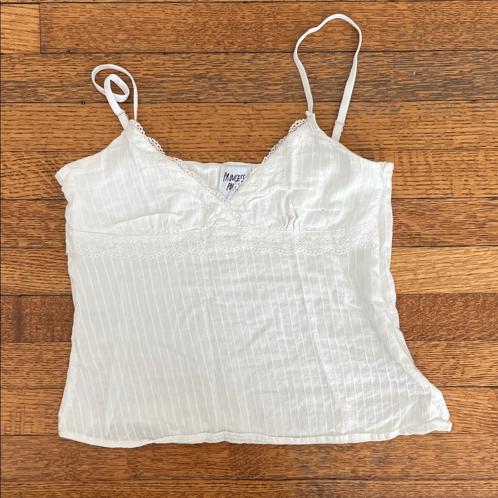 Princess Polly Ivory Striped Cami